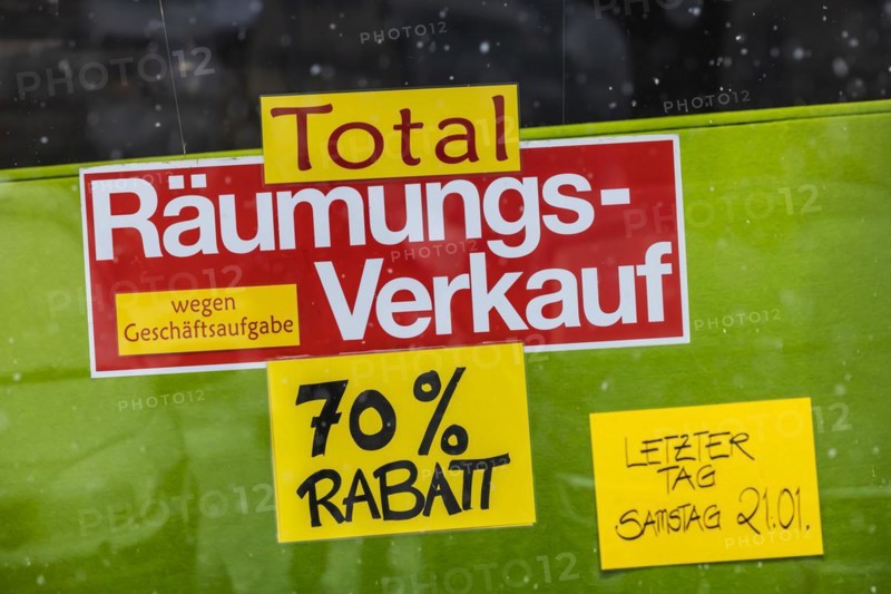 Clearance sale
