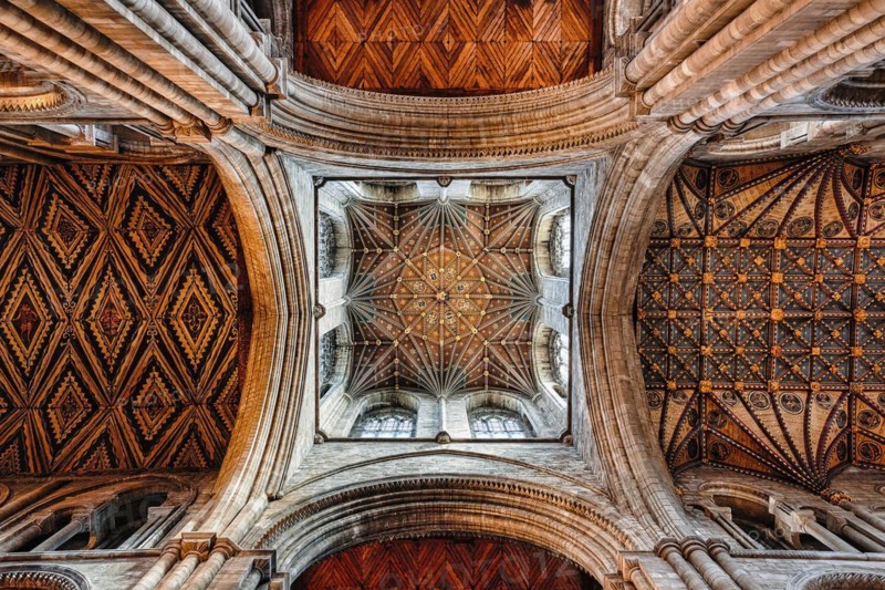 Vaulted ceiling
