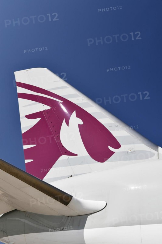 Qatar Airways Boeing B787-9 Dreamliner vertical stabiliser