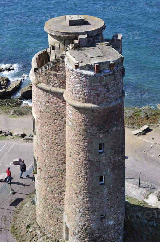 Old 1702 lighthouse built by Vauban at Cap Frehel