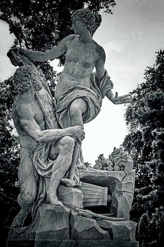 Venus contemplating the shield forged by Vulcan for Aeneas