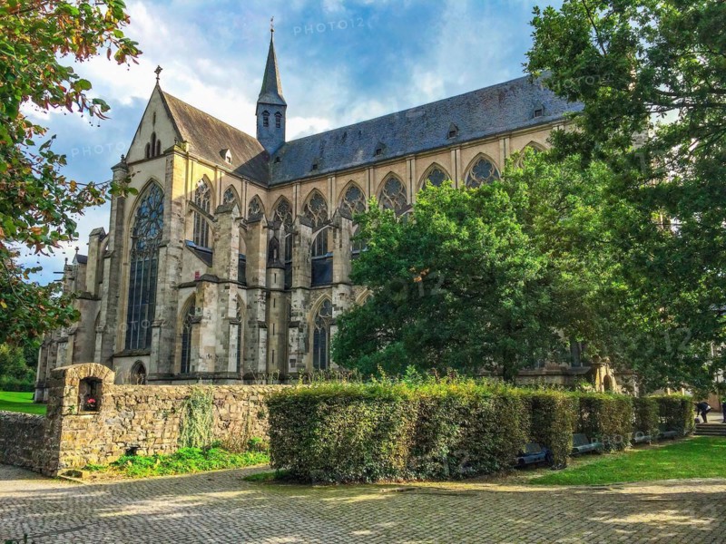 Altenberg Cathedral Bergische Dom former monastery church of 12th century Cistercian abbey with patrocinium of St. Marys Assumption