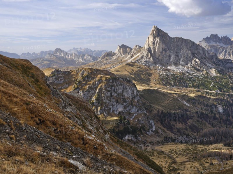 View of the surrounding mountains