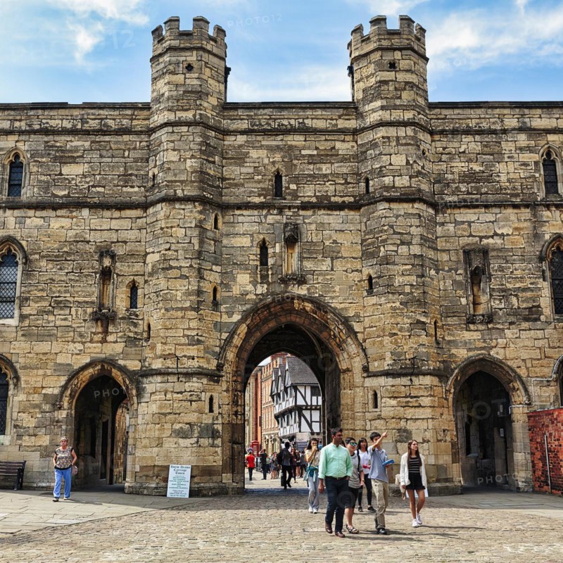 Gate in the castle wall