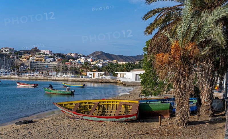 Fishing Boats Sao Vicente Mindelo Cape Verde