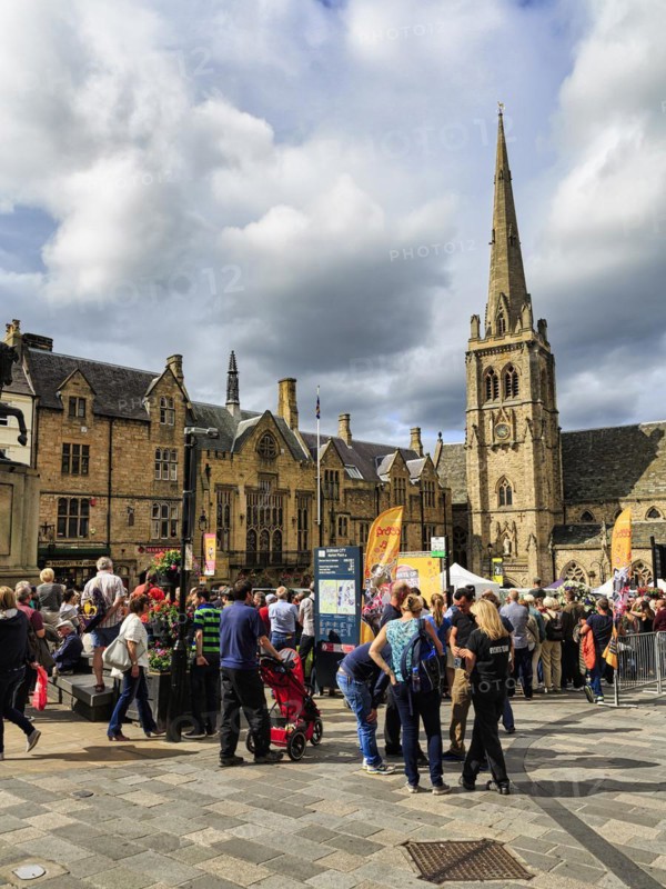 Crowd in the Market Place
