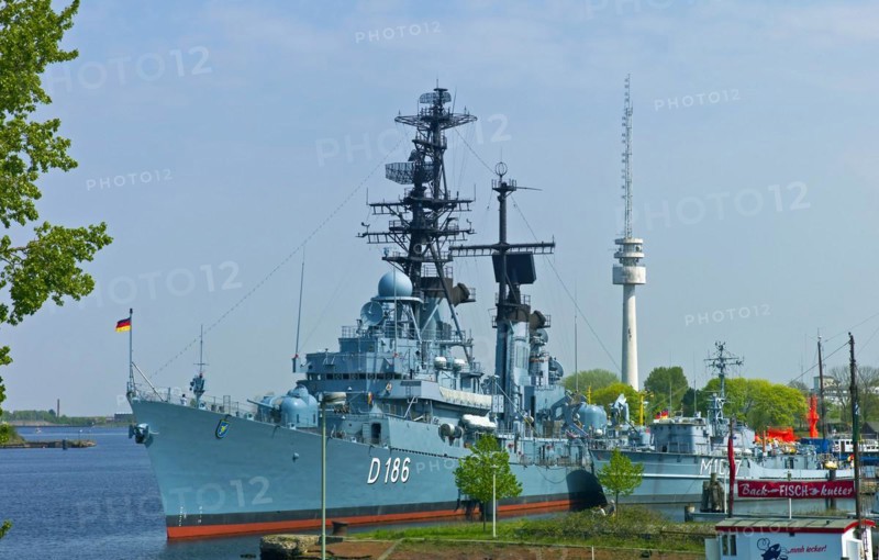 Frigate Moelders in the German Naval Museum of Wilhelmshaven