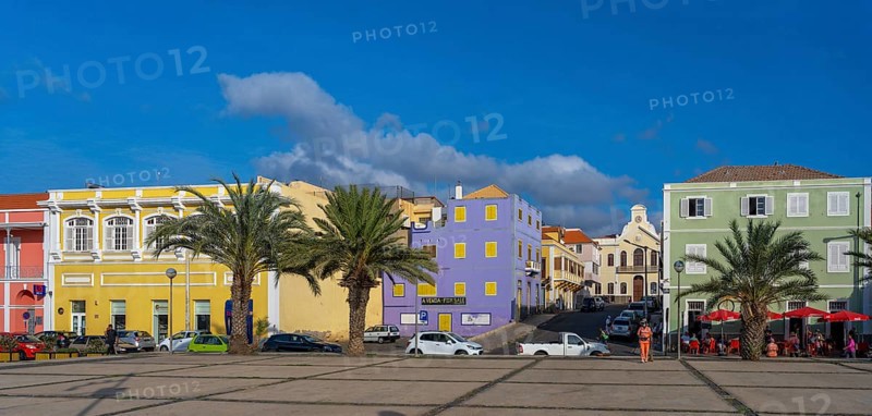 Architecture Square on Sao Vicente Mindelo Cape Verde