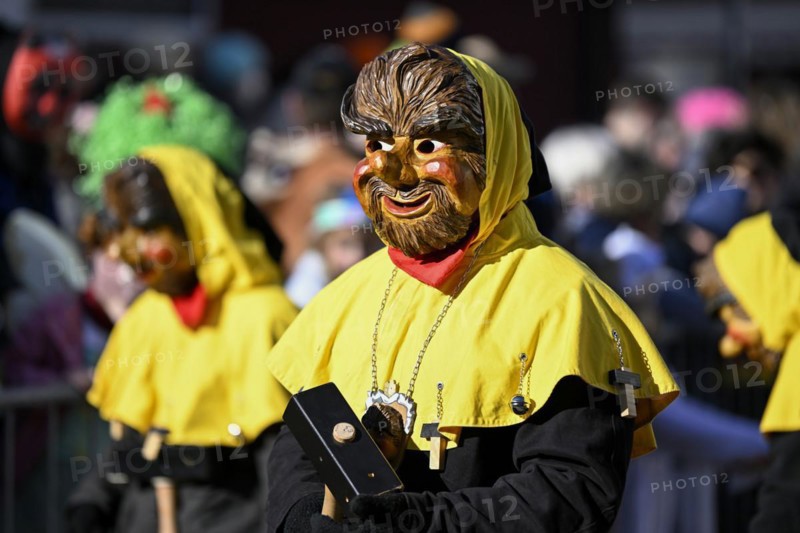 Miners ghosts of the Biberach Fools Guild at the Great Carnival Parade