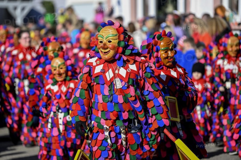 Narro group from Oberkirch at the Great Carnival Parade