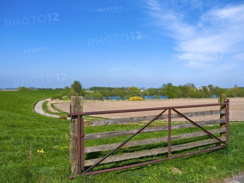 The Weser dyke near Neuenkirchen