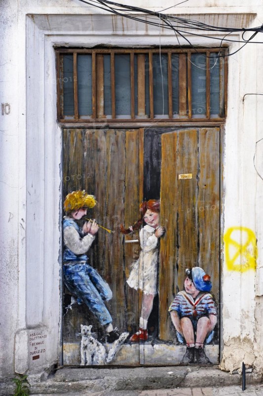 Mural in the city centre of Durres