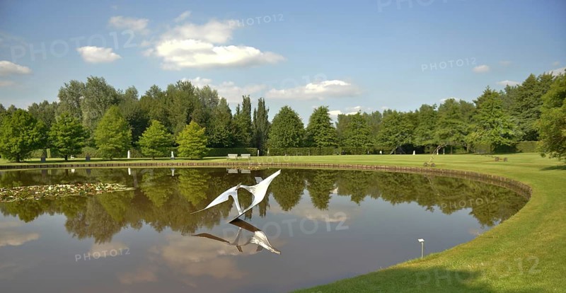 Artwork in the landscape park in south-east Drenthe