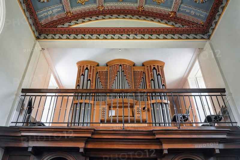 Organ in a chapel