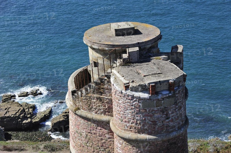 Old 1702 lighthouse built by Vauban at Cap Frehel