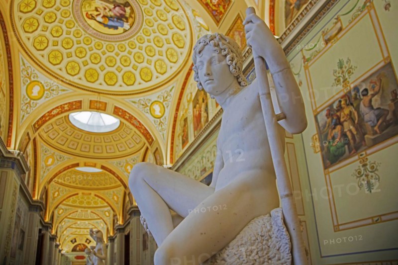 Neoclassical sculpture in the Gallery of the History of Ancient Painting in the Winter Palace