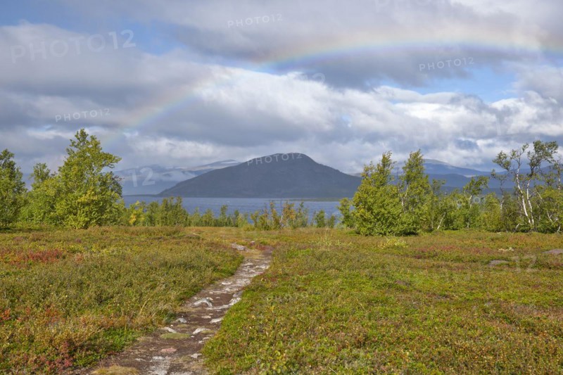 Rainbow in Abisko National Park