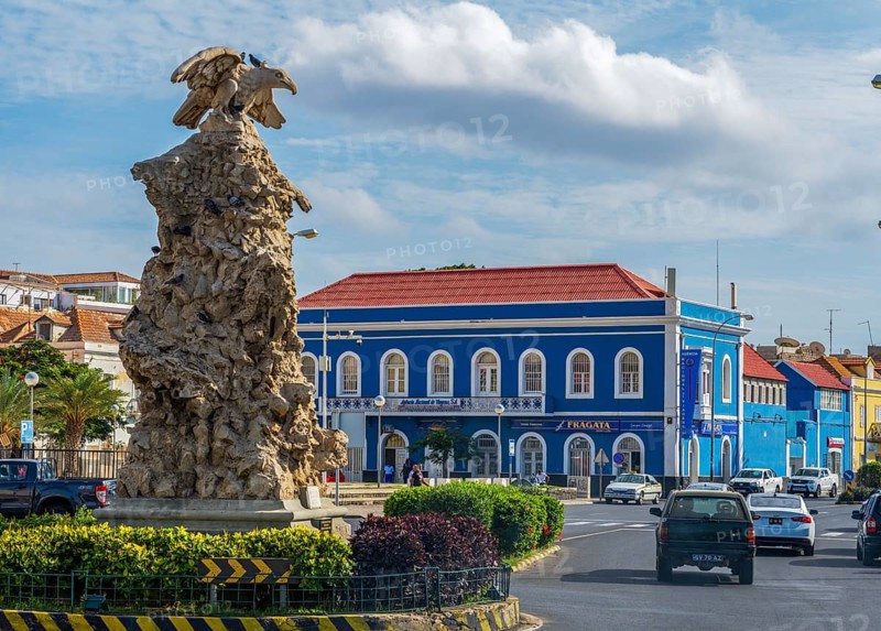 Denkmal Mindelo auf Insel Sao Vicente Kapverden
