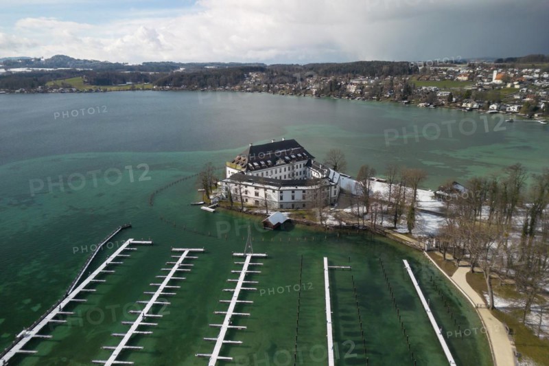 Aerial view of Kammer Castle