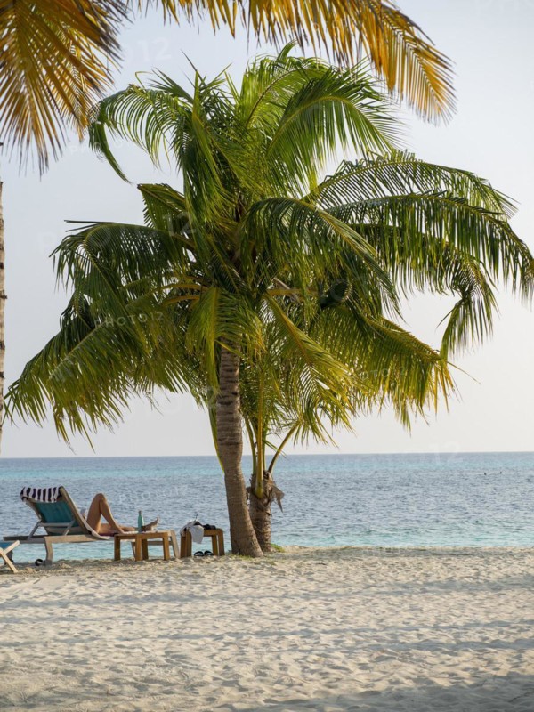 Holiday island in the Maldives