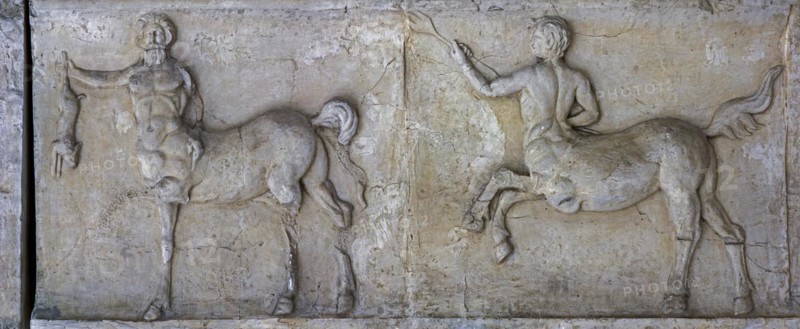 Roman frieze showing centaurs
