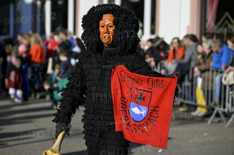 Narrenzunft Gayer-Gilde from Obereschach at the Great Carnival Parade