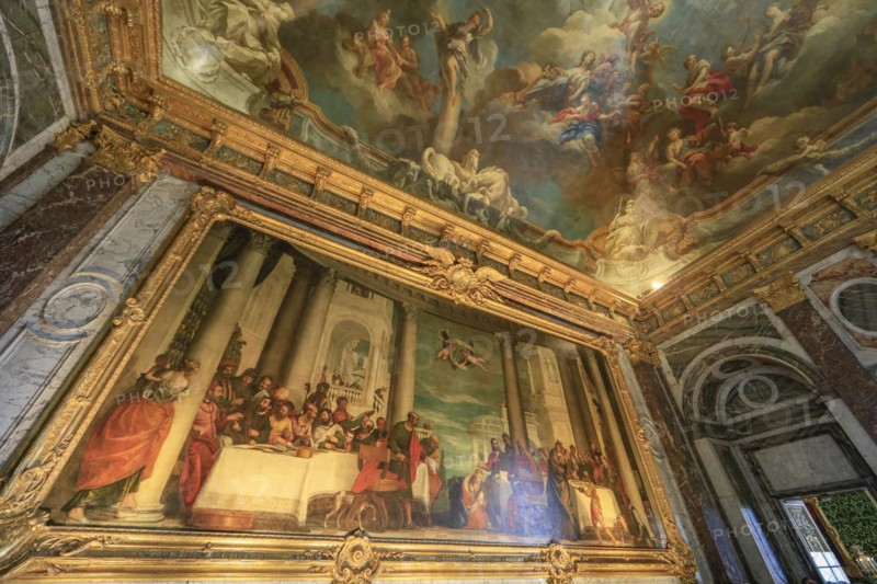 Hercules Hall with monumental painting The Supper in the House of Simon the Pharisee by Paolo Caliari called Veronese