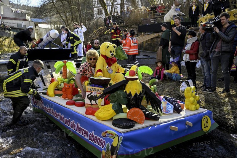 Zuber 100 Jahre Goldbaer on the river Schiltach