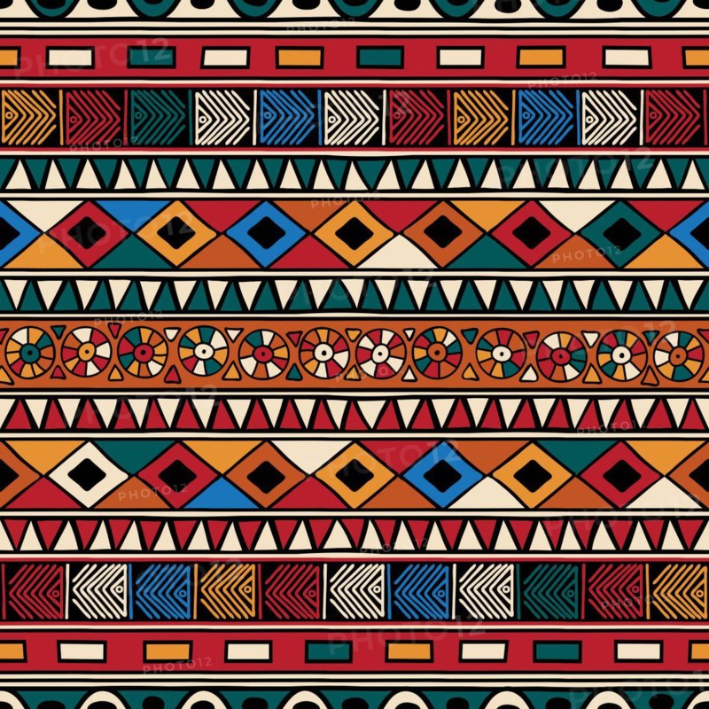 Tribal ethnic background. Vector seamless pattern design for background, carpet, wallpaper, wrapping, batik, fabric