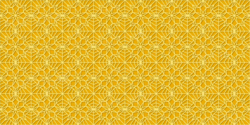Islamic gold ornament vector seamless pattern
