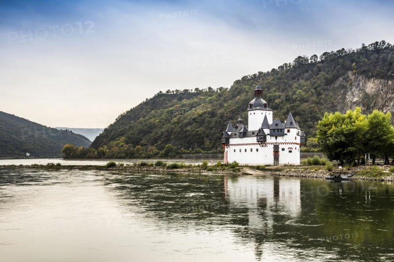 Pfalzgrafenstein Castle, Kaub, Upper Middle Rhine Valley, UNESCO World Heritage Site, Rhineland-Palatinate, Germany, Europe