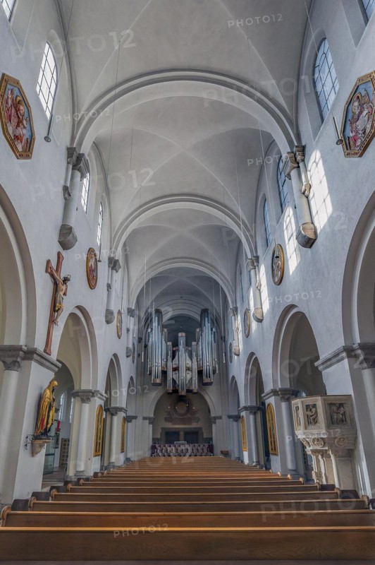 Neo-Romanesque Parish Church of St. Anne in Lehel, Munich, Bavaria, Germany, Europe
