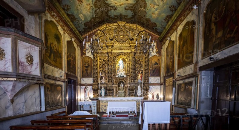 Chancel, church in Camara de Lobos, Madeira, Portugal, Europe