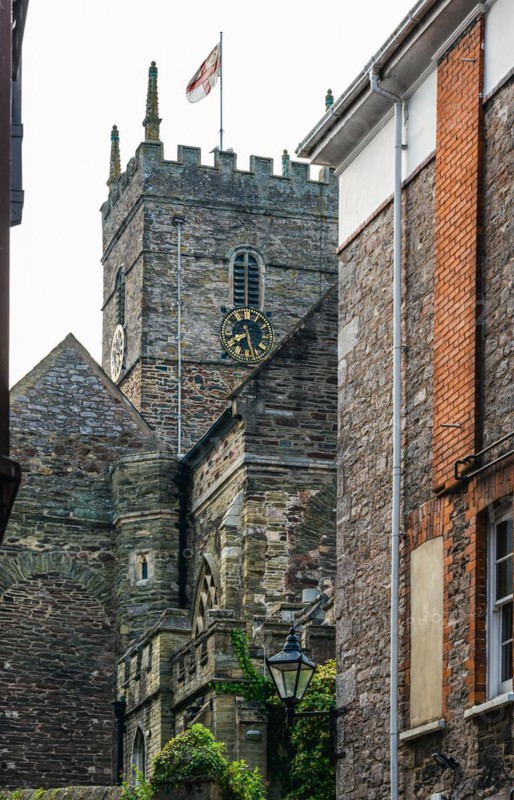 Church in Dartmouth, Devon, England, United Kingdom, Europe