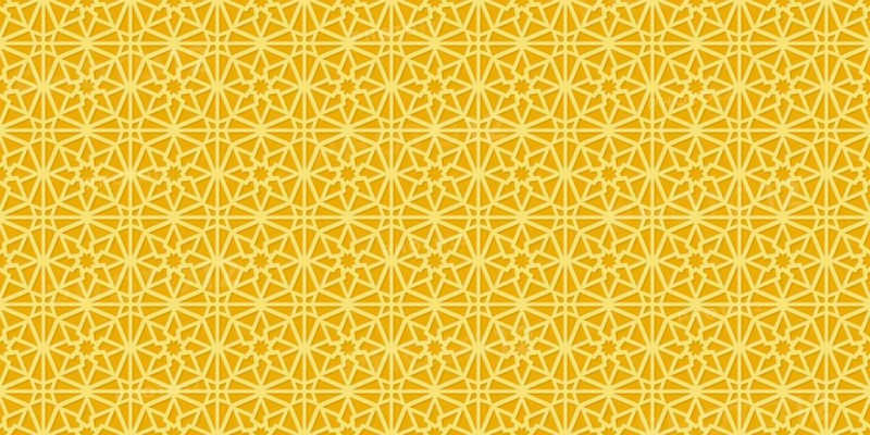 Islamic gold ornament vector seamless pattern