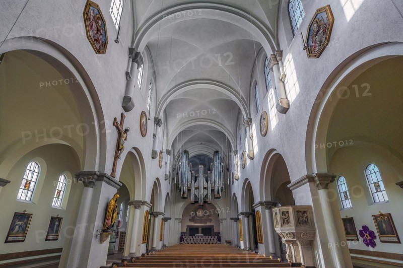 Neo-Romanesque Parish Church of St. Anne in Lehel, Munich, Bavaria, Germany, Europe