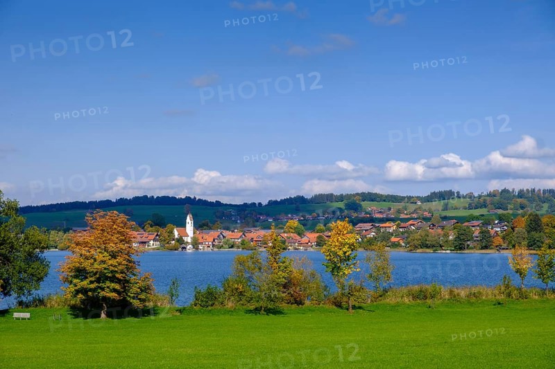 Riegsee, Pfaffenwinkel, Upper Bavaria, Bavaria, Germany, Europe