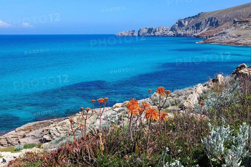 Coastal landscape at Cala Mesquida, Majorca, Balearic Islands, Spain, Europe