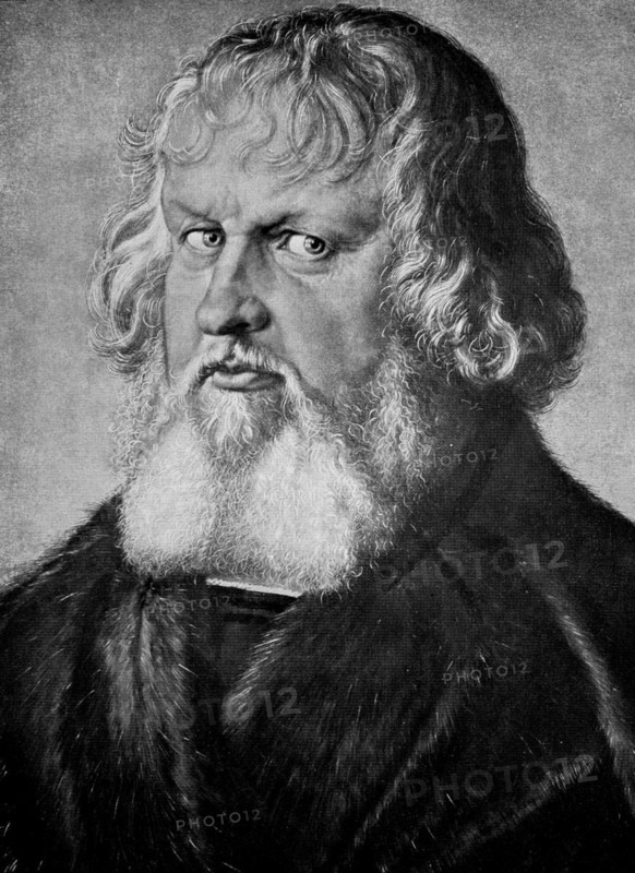 The Portrait of Hieronymus Holzschuher is a painting by the German Renaissance master Albrecht Duerer from 1526, Historic, digitally restored reproduction from a 19th century original