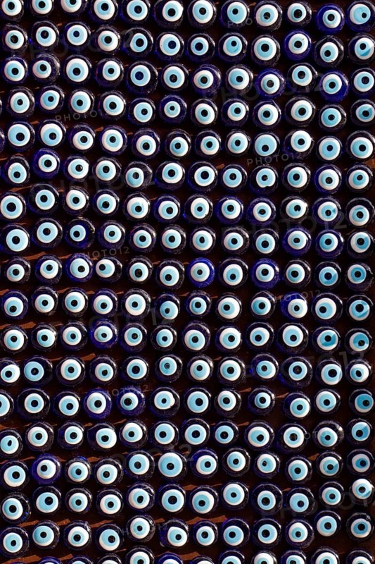 Set of evil eye bead as Amulet souvenir from Turkey