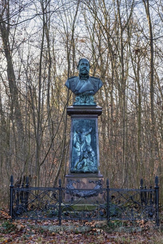 Monument to Otto von Hagen, Eberswalde, Brandenburg, Germany, Europe