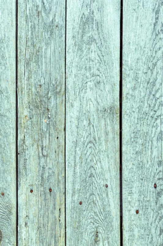 Background with green vertical wooden planks