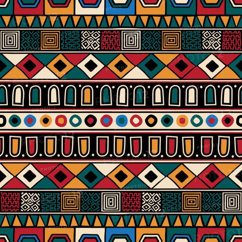 Tribal ethnic background. Vector seamless pattern design for background, carpet, wallpaper, wrapping, batik, fabric