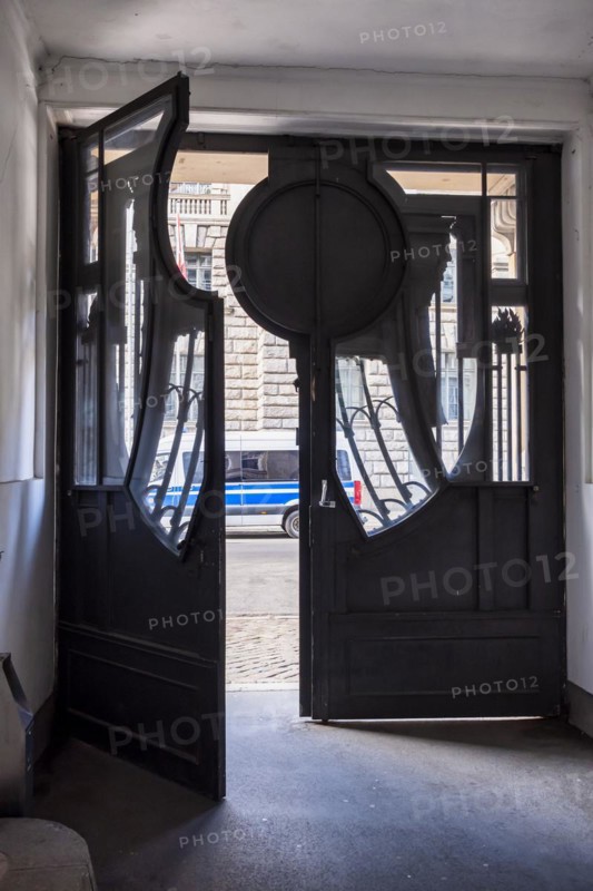 Entrance to the Tietz Brothers office building, Klosterstrasse, Berlin, Germany, Europe
