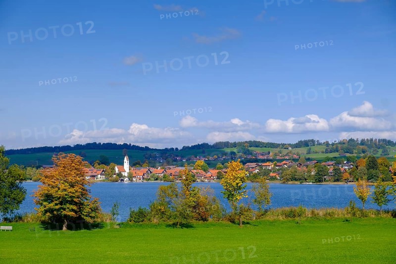 Riegsee, Pfaffenwinkel, Upper Bavaria, Bavaria, Germany, Europe
