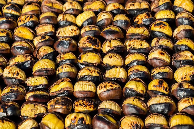 Raw fresh sweet chestnut for ready for sale