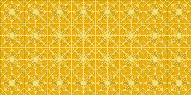 Islamic gold ornament vector seamless pattern