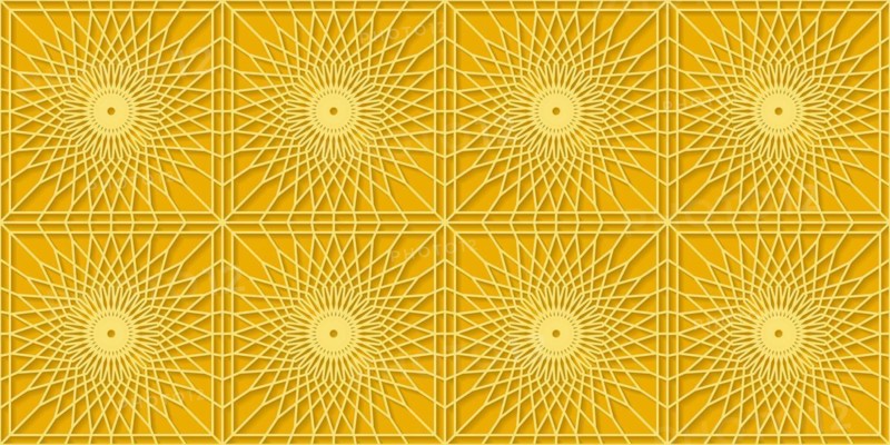 Islamic gold ornament vector seamless pattern