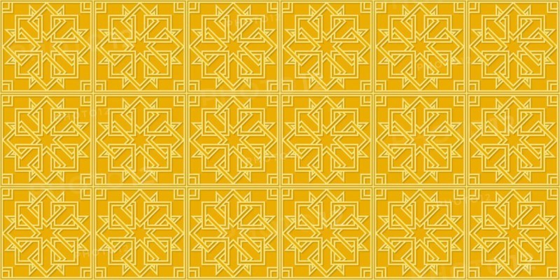 Islamic gold ornament vector seamless pattern
