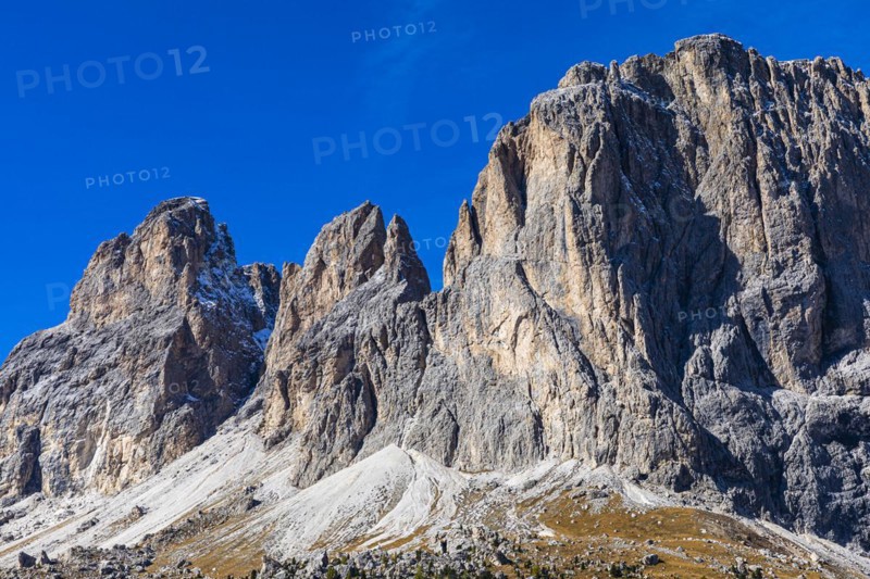 Peak of the Puez Group, near Selva Gardena, Val Gardena, Dolomites, South Tyrol, Italy, Europe